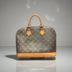 Louis Vuitton Brown and Tan Monogram Tote